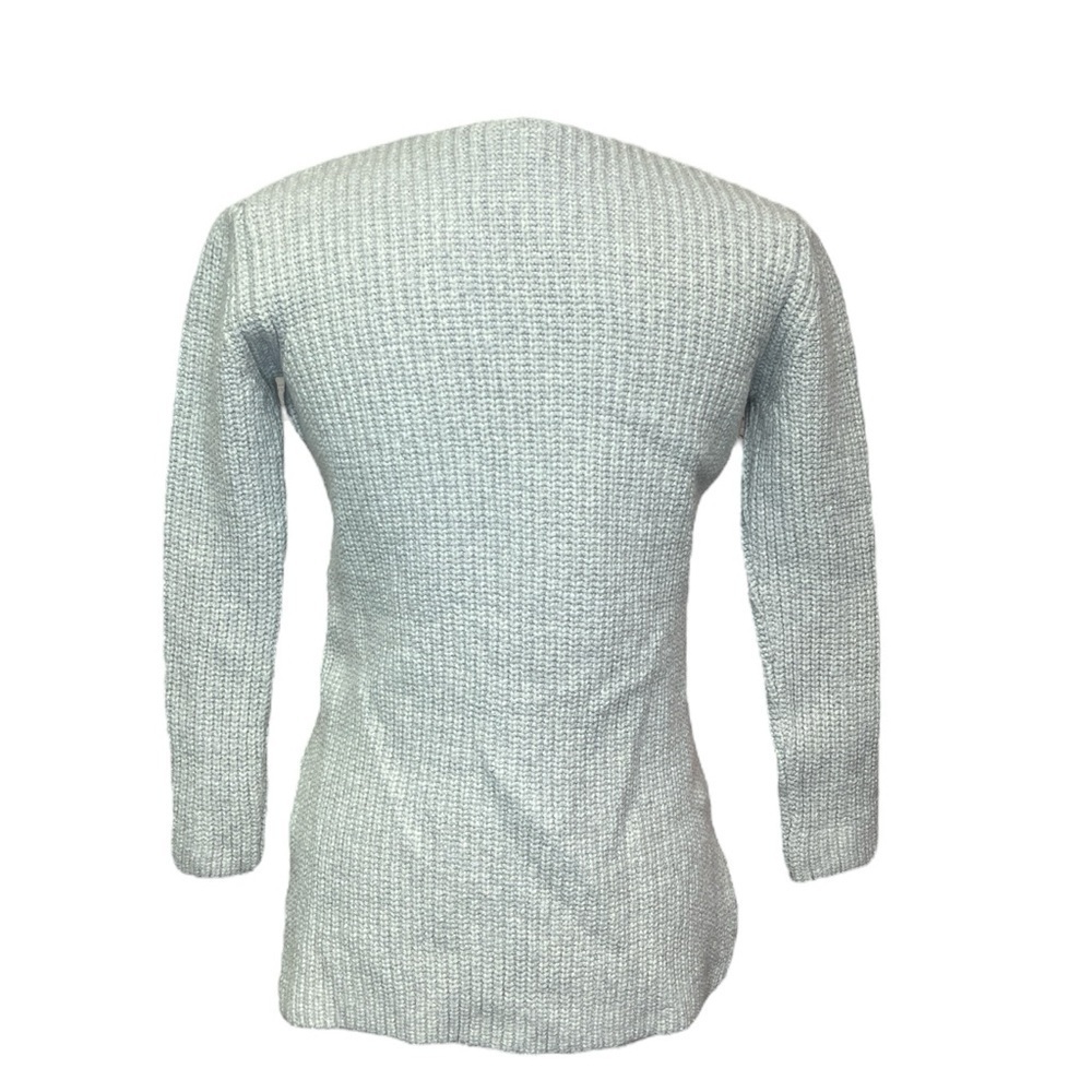 Eleventy Ribbed Knit Sweater Button Detail - Picture 3 of 6